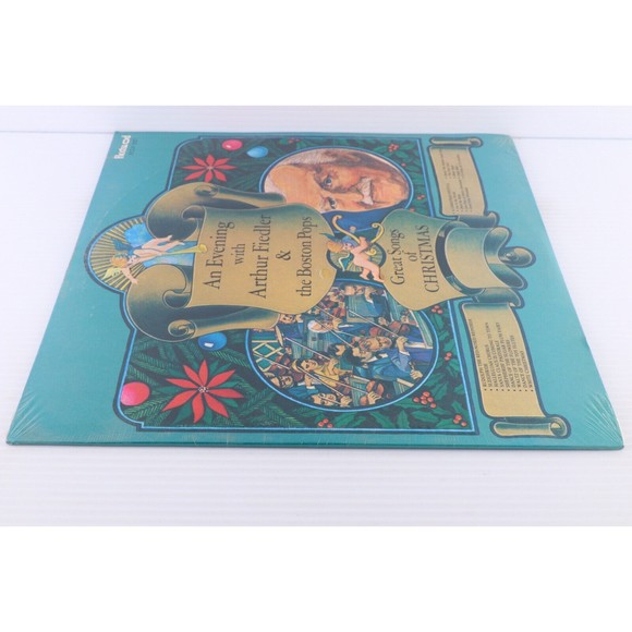 An Evening w/Arthur Fielder & The Boston Pops Great Songs of Christmas LP Record - Picture 3 of 6